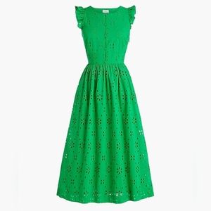 Brand NEW with TAGS JCREW all over eyelet cotton dress